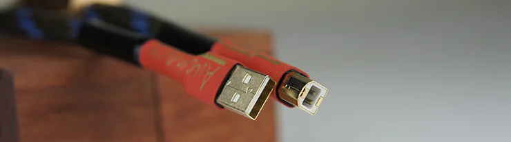 Aucharm ACUSB1S USB 2,0 кабель посеребренный HIFI EXQUIS 4N красный медный провод OFC
