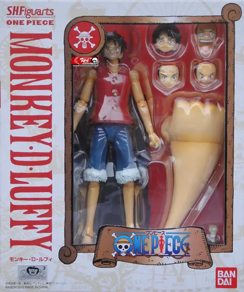 BANDAI Tamashii nages S. H. Figuarts(SHF) фигурка-Обезьяна Д. луффи из "ONE PIECE"