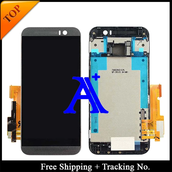 

Free Shipping + Tracking No. 100% tested Original For HTC One M9 LCD Screen Digitizer Assembly With Frame - Black/Silver/Gold