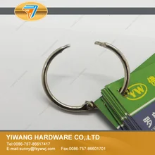 Никелевый зажим для книг высокого качества различные внутренние размеры офисных сборные кольца Прямая с фабрики низкая цена