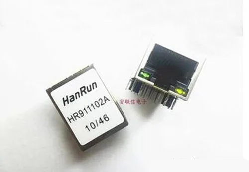 Free Shipping!!! hr911102a network transformer / RJ45 Block LIGHT filter /Electronic Component | Электронные компоненты и