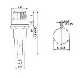 Предохранитель BLX 6X30