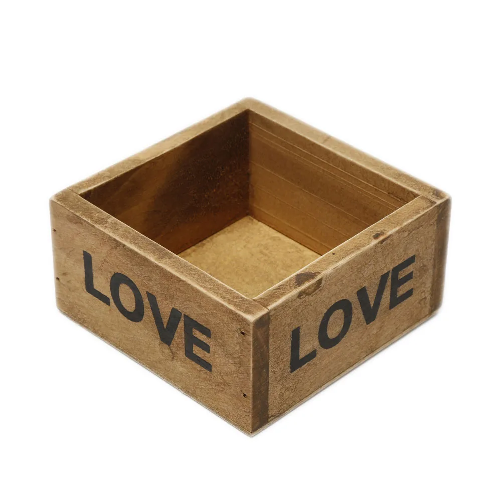 discountHEH 1Pcs Chests Wooden Jewelry Cosmetic Storage Box