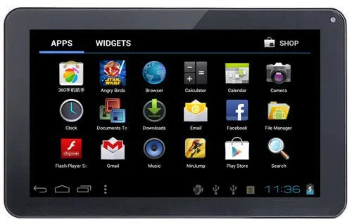 9 "Дюймовый Android 4.0.4 Двойная Камера 8 ГБ Tablet PC Нетбук Белый tablet 9 дюймов