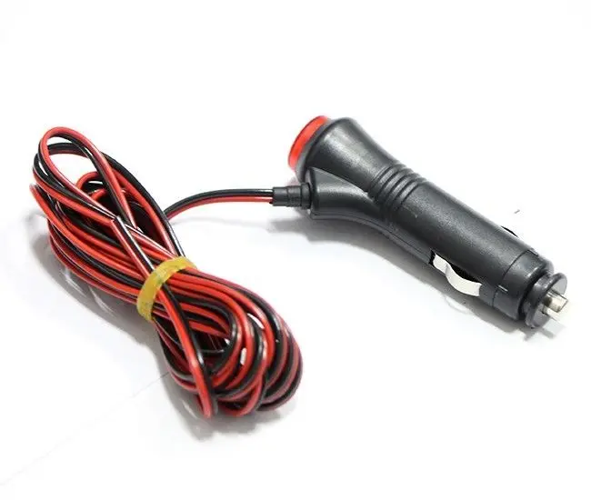 Комплект из 2 предметов 12/24 V 5A 3 м удлинитель кабель автомобильного прикуривателя Мощность кабель для зарядного устройства с подсветкой переключатель зажигания