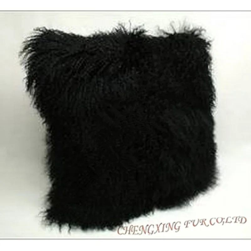 

Free Shipping CX-D-04A/Z 50x50CM Custom Made Mongolian Fur Pillow Case