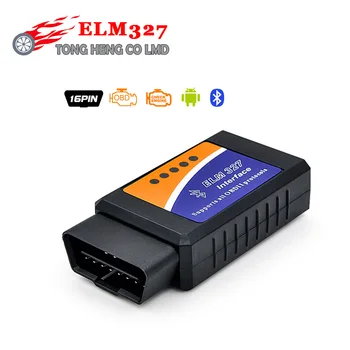 

10pcs/lot ELM 327 V2.1 Interface Works On Android Torque Elm327 Bluetooth OBD2/OBD II Car Diagnostic Scanner
