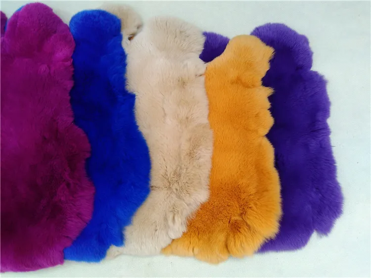 Wholesale Rex Rabbit Fur Skin , Dyed Color Fur Skinin Fur from Home