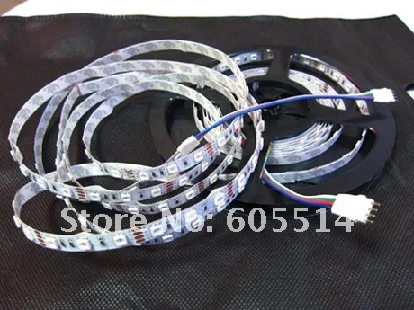 [Seven Neon] 75 м 60 светодиодов/M IP20 не водонепроницаемая светодиодная лента RGB 5050 СВЕТОДИОДНАЯ лента smd+ 12 V 5A мощность adapor для Акихиро