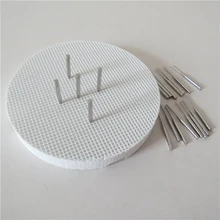 4pcs Dental Lab Honeycomb Firing Trays with 40 Metal Pins