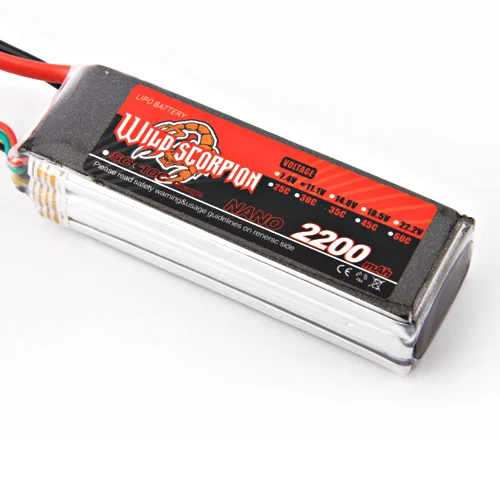 1 шт. Wild scorpion Rc Lipo аккумулятор 11,1 V 2200mAh 35C литий-полимерный RC аккумулятор для радиоуправляемого квадрокоптера дрона вертолета автомобиля самолета