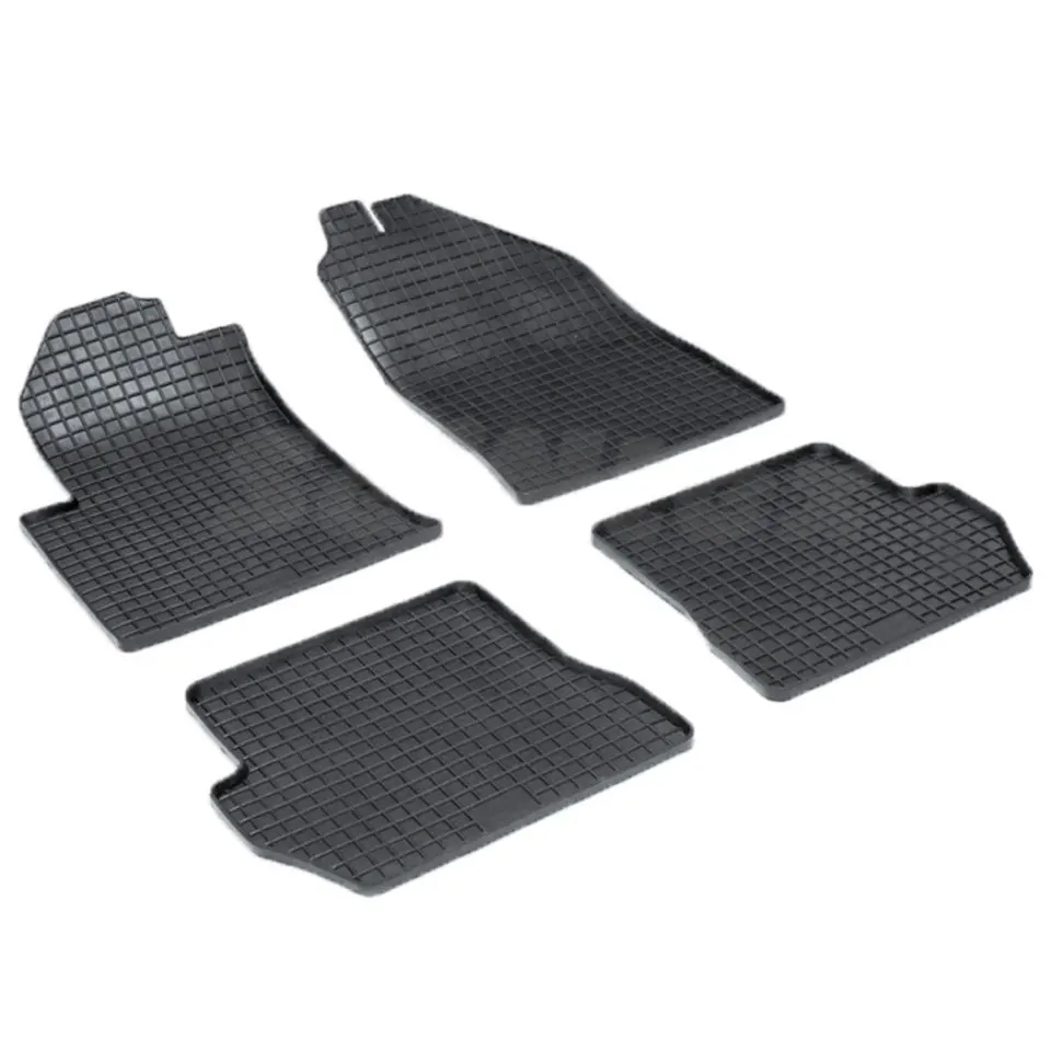 Резиновые коврики для Ford Fiesta III (2001 2008) с рисунком Сетка (Seintex 00140)|floor mat|rubber floor matford mats |