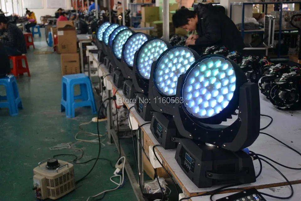 10X36x12 W 36x15 W 36x18 W 4in1 5in1 6in1 зум, Led перемещение головного света RGBWA УФ DMX512 Led перемещение головы мыть свет с эффектом луча