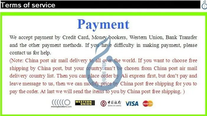 payment