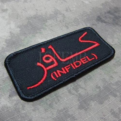 Черный+ красный Afghanistan США темно-синий SealTeam6 INFIDEL военный боевой вышивка патч B2779