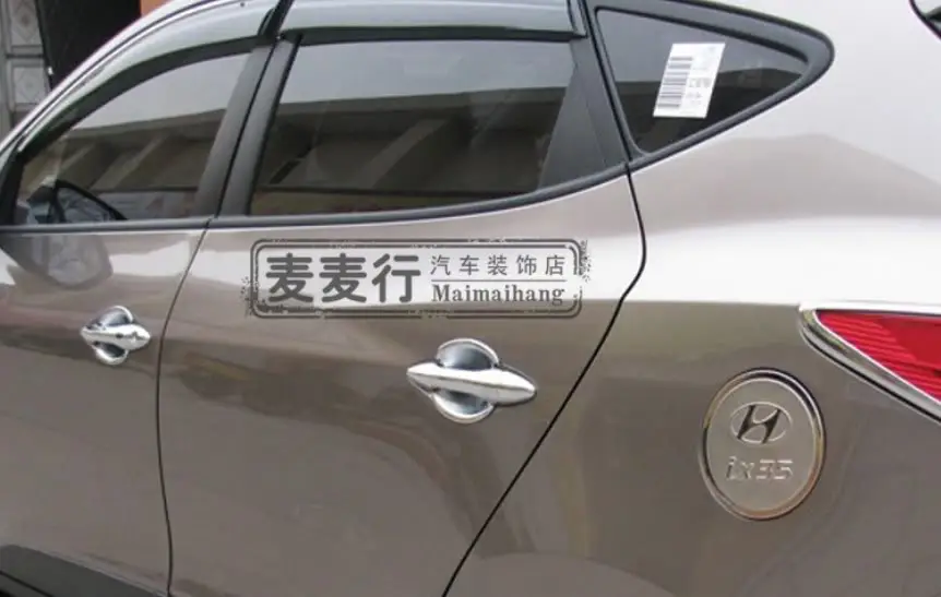 Для hyundai IX35 Tucson 2010 2011 2012 2013 ABS хромированный Автомобильный украшения дверные ручки крышки отделка под давлением