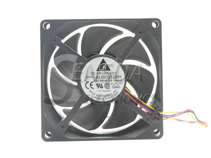 Для delta AUB0812HH 8025 12V 0.32A 4P PWM сервер инвертор Вентилятор охлаждения