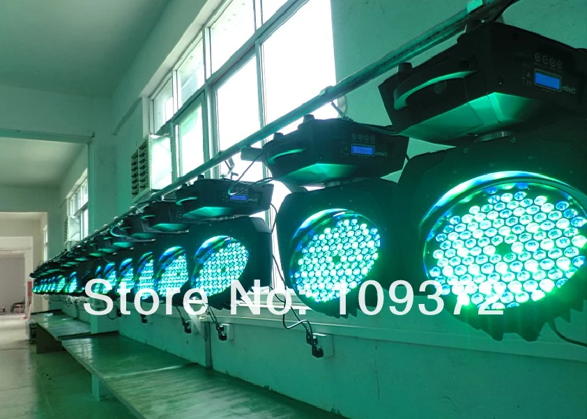 Festa de Iluminação de Discoteca Frete Grátis Stage Moving Head 108x3 w Dmx Arruela da Controladora Cor Rgbw Led Moving Head Wash dj Projetor 4 China led moving Suppliers