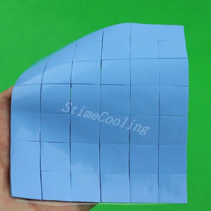 35 шт./компл. 15x15x1 мм Силиконовые conductiive соединений Термальность площадку для радиатора ноутбука