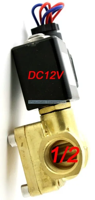 Высокое качество 1/2 ''230 PSI Электрический электромагнитный клапан 12-VDC нормально закрытый мембранный клапан 0927200