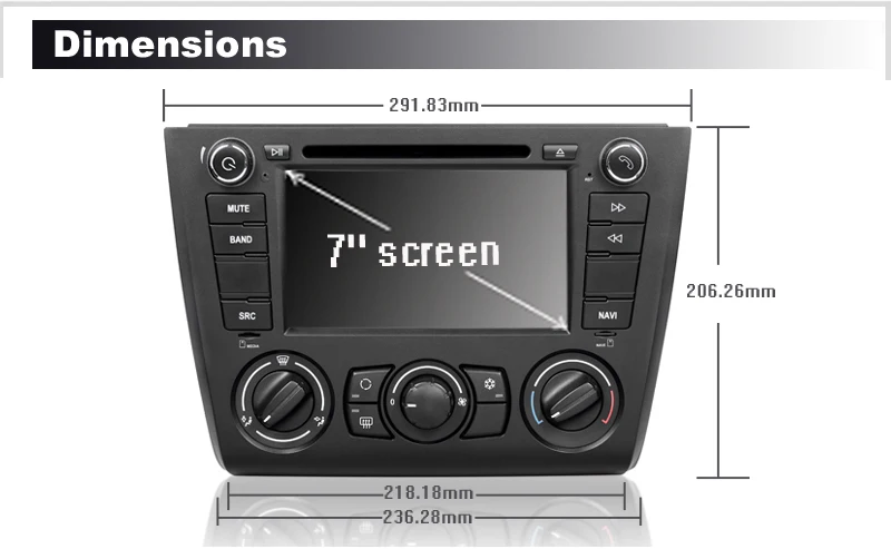 Sale Car DVD GPS Navigation for BMW E87 with Bluetooth 7 Sale Car DVD GPS Navigation for BMW E87 with Bluetooth 7