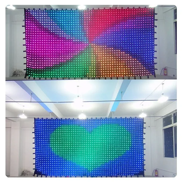 led video curtain