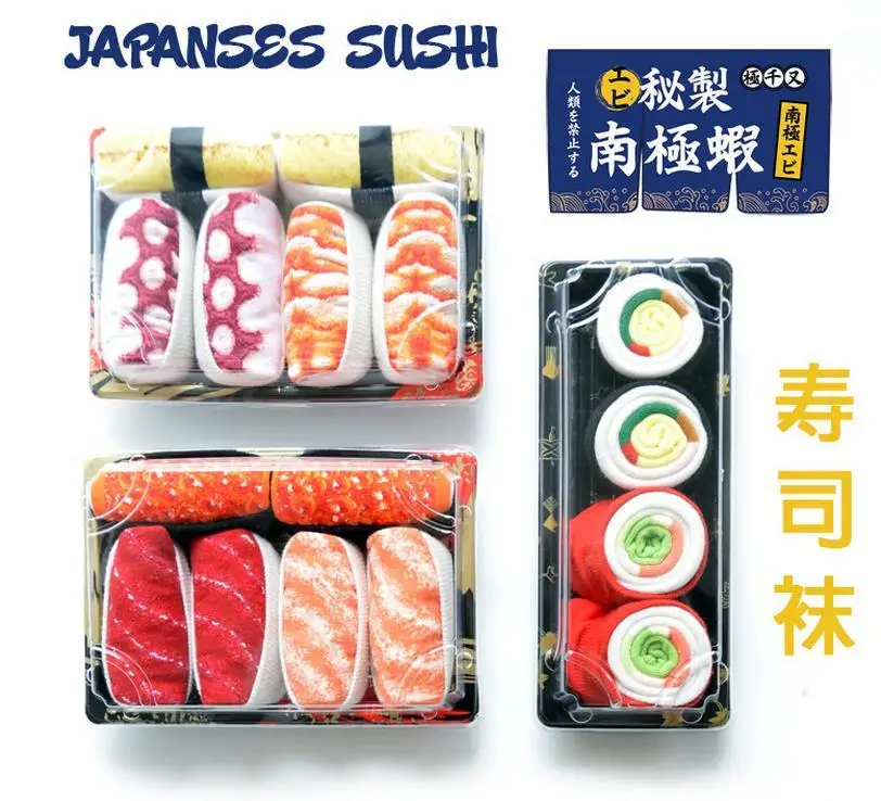 

Princess sweet lolita socks Japanese spring autumn warm men and women wear creative sushi socks DW50