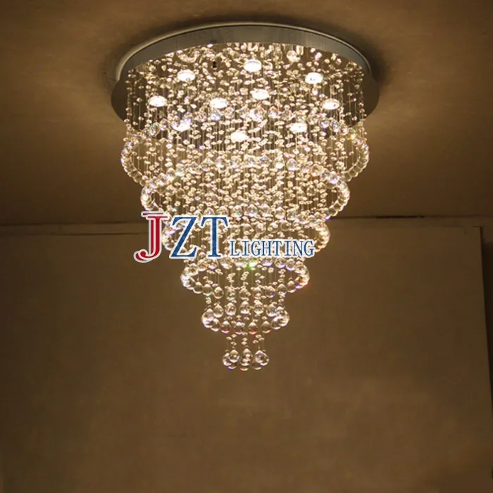 М Лучшая цена 2016 Новинка cristal лампы Хит продаж натуральная нержавеющая сталь k9 кристалл потолочные для гостиной
