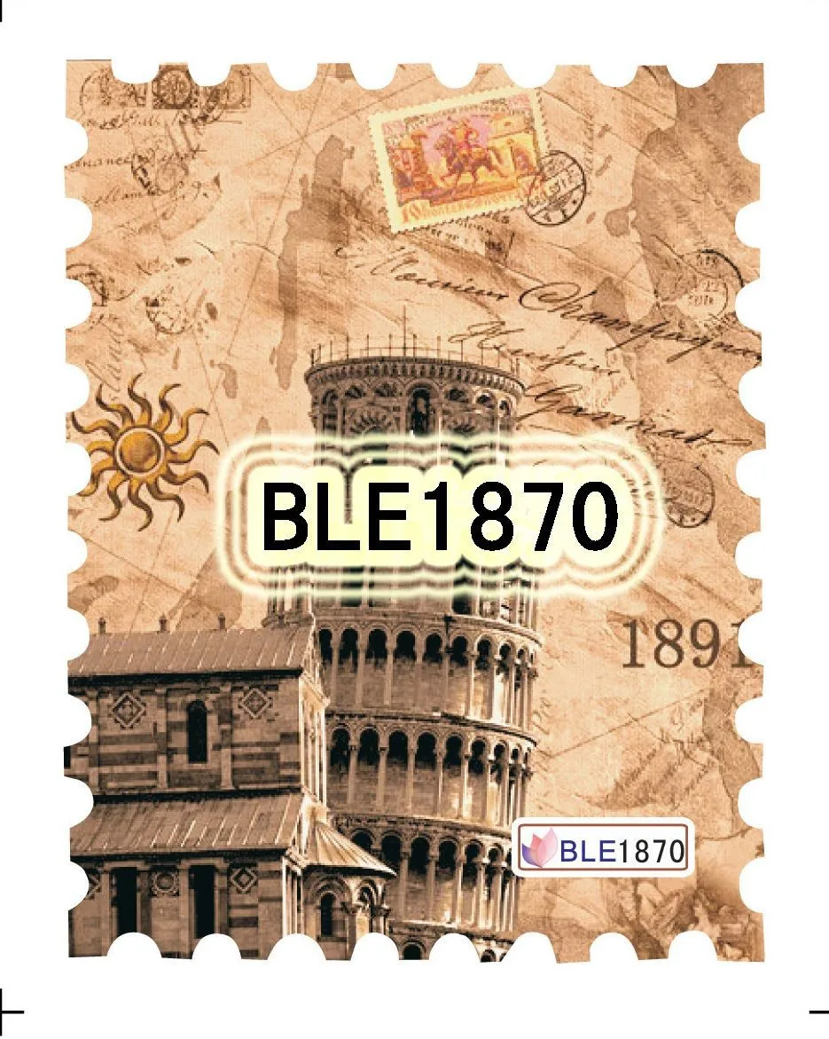 BLE1863-1873 20 листов/партия смешанные виды Парижа переводная наклейка для ногтей искусство
