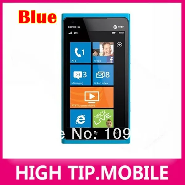 Nokia Lumia 900 разблокированный оригинальный мобильный телефон 3G gsm WI-FI gps 8MP 16 ГБ памяти Восстановленный телефон на базе ОС Windows гарантия 1 год