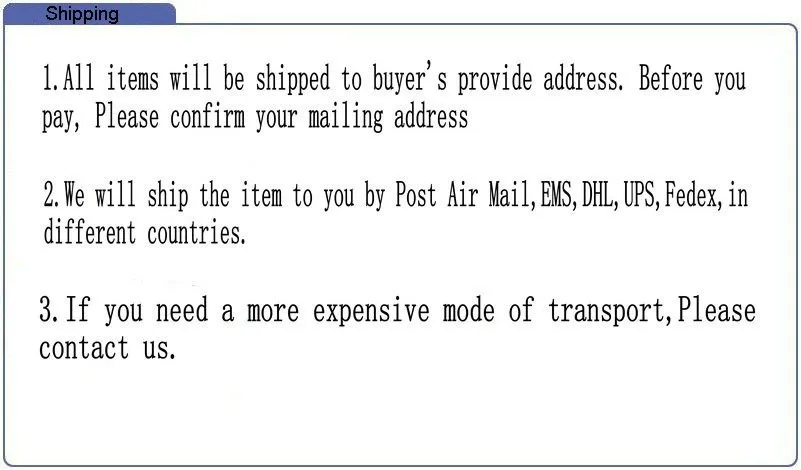 Shipping  1