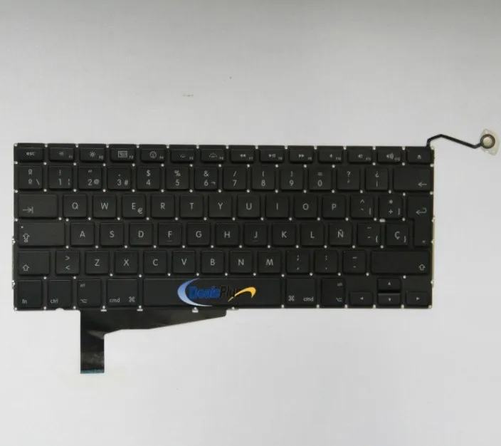 Испанский SP из Испании клавиатура для MacBook Pro, моноблок 1" A1286 ноутбук 2008 год
