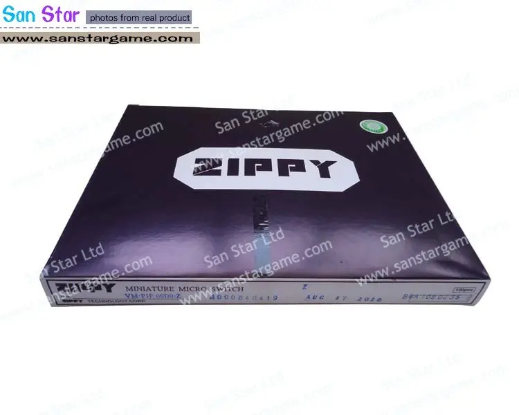 50 шт. официальный Zippy Микропереключатель с цепочкой Wheel-VM-05S-06D0-Z-аркадная игра машина Запчасти-запчасть для игрового автомата