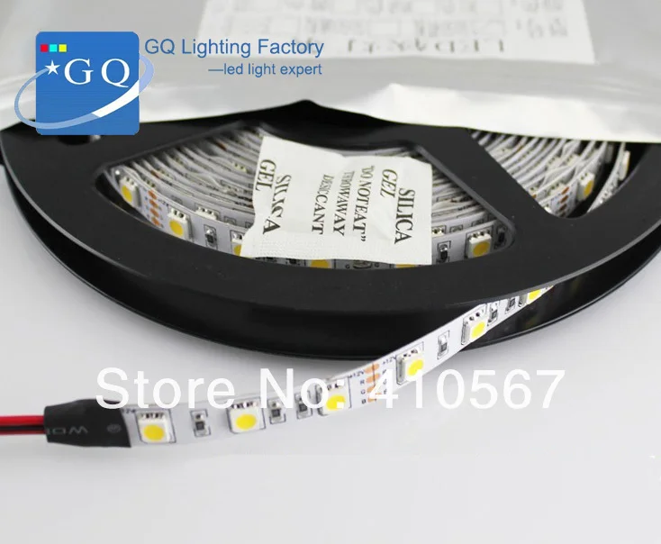 DHL FEDEX оптовая продажа Теплые белого цвета 12 В 3528 SMD Светодиодные ленты свет Epistar не Водонепроницаемый 60 светодиодов/м 3 лет Гарантия