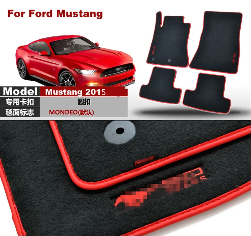 Brand New 4pcs Premium Solid Black Nylon Car Floor Mats Carpet
