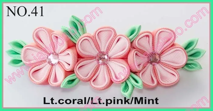 145 шт. 6 ''новые Kanzashi лепесток заколки катушка заколки волосы девушка клип