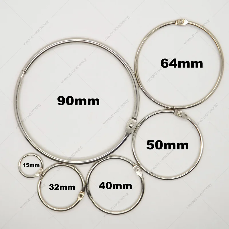 Aliexpress hot sale O ring photos collection ring nickel plating office binding ring book ring