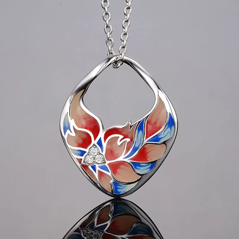Silver Pendant P308557ENABRW-SV1-B-