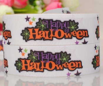 

7/8" inch(22mm) halloween print grosgrain ribbon