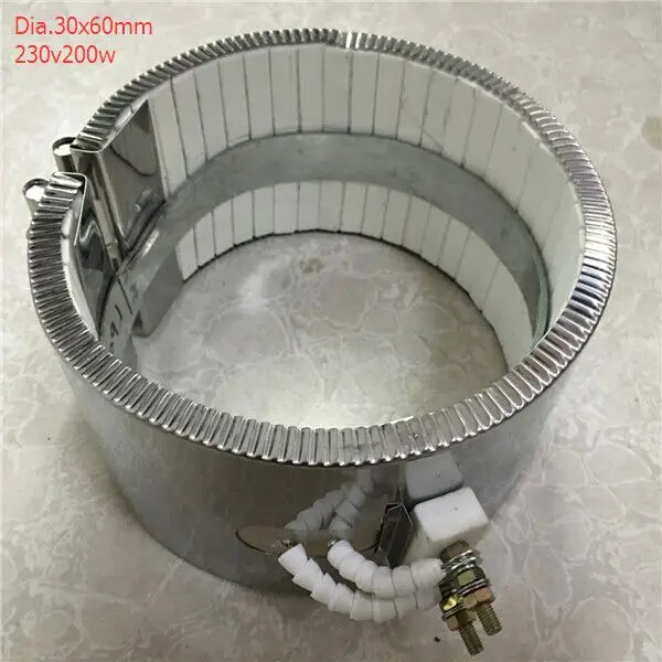 30x60mm 230 v Керамический ленточный нагреватель для пластикового аппарат сварочный части