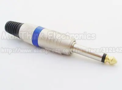 1 4 6.3mm MONO Metal Plug with Black Plastic Audio Connector .1.jpg_.webp
