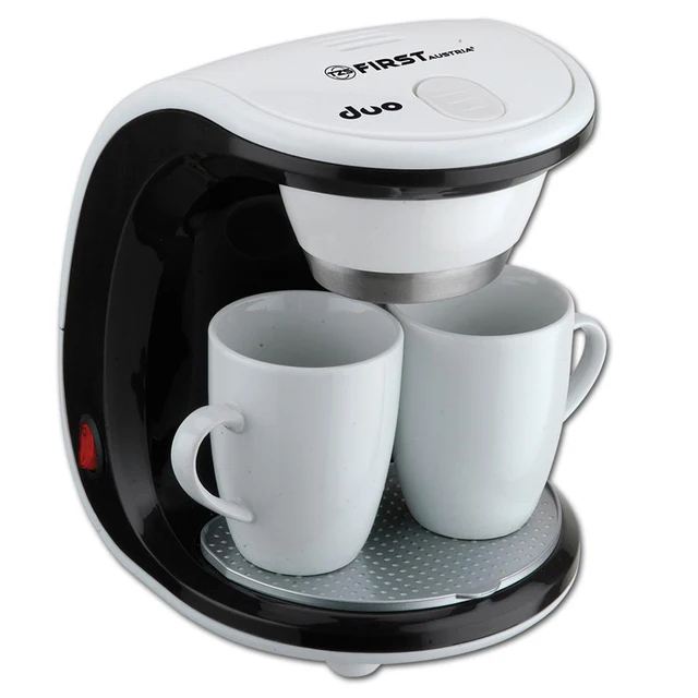 Coffee Maker FIRST FA 5453 2 White Black Coffee Maker FIRST FA 5453 2 White Black