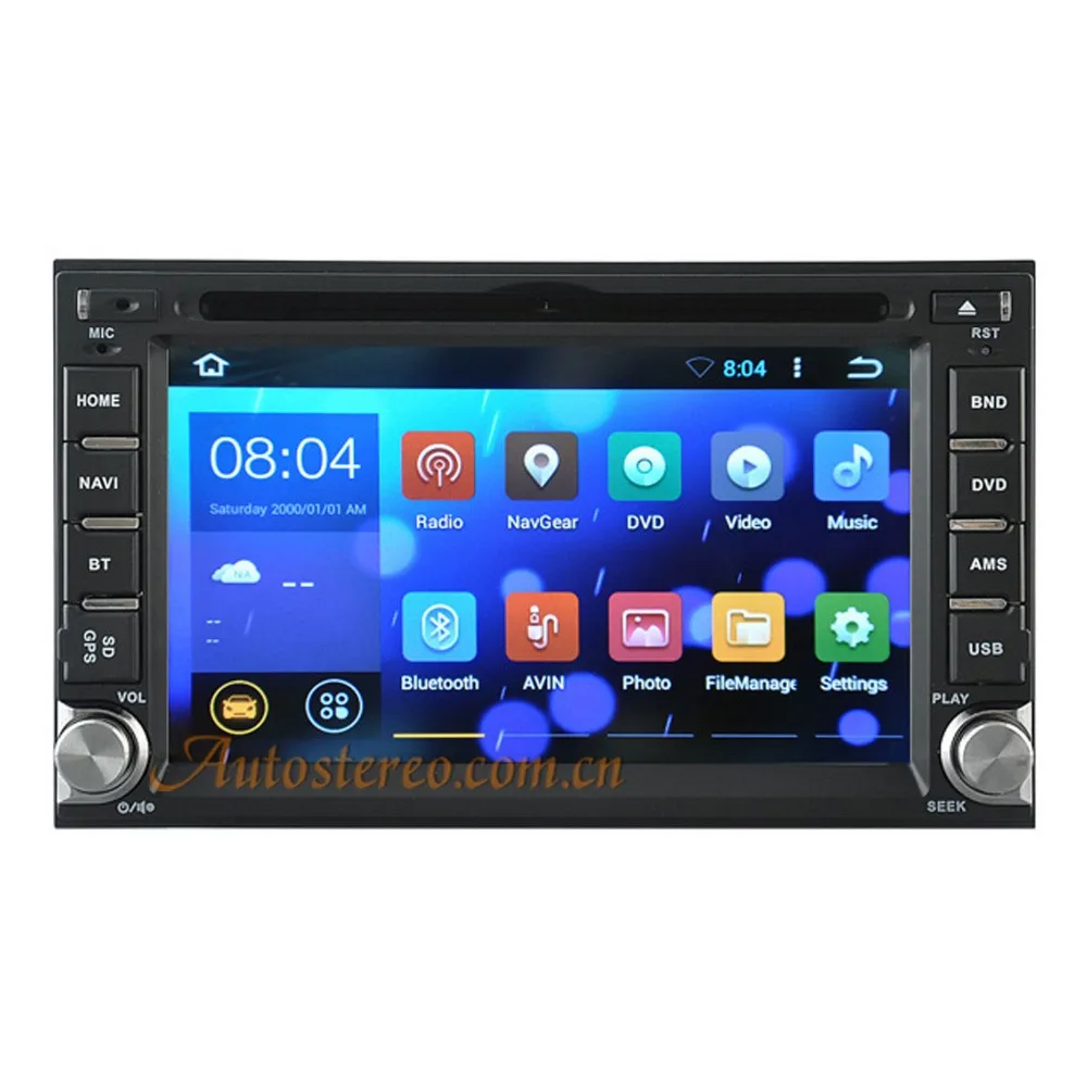 Quad core Android 5 1 1 Universal Car dvd player Auto Dashboard Radio MP3 Player Bluetooth