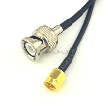 

10 Pieces Extension Cable New 1.8M SMA Male to BNC Male Connector Coaxial Cable Adapter Pigtail Cable RG174 1.8M