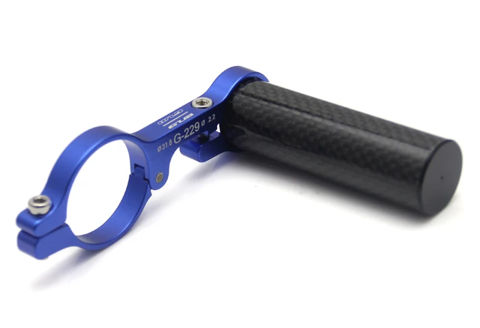 

31.8mm Road Bicycle Bike Double Handlebar Extented Mount Carbon Fiber Extender Holder For Flashlight Extended for Cycle computer