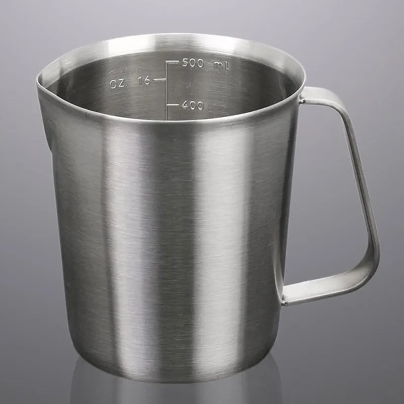 

Stainless Steel Measuring Cup Graduated/Baking/Liquid/Milk Cup Coffee Pitcher Measure Cups For Kitchen Pastry Tools