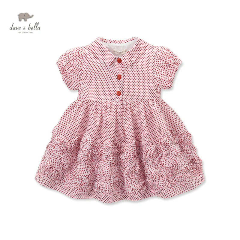 

DB3279 dave bella summer baby girl vintage style princess dress baby retro dress kids birthday clothes dress children costumes