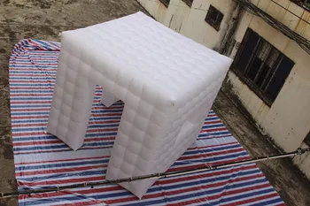 

Free shipping 2.6m*2.6m*2.6m hot sale outdoor cube tent top quality inflatable photo booth/ Inflatable wedding photo booth