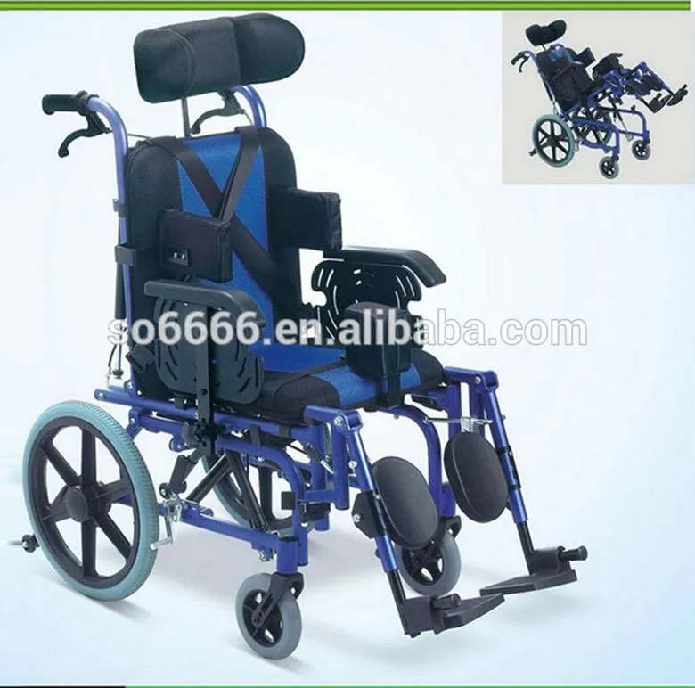 Aluminium Cerebral Palsy Wheelchair/Reclining/Disabled Wheelchair for