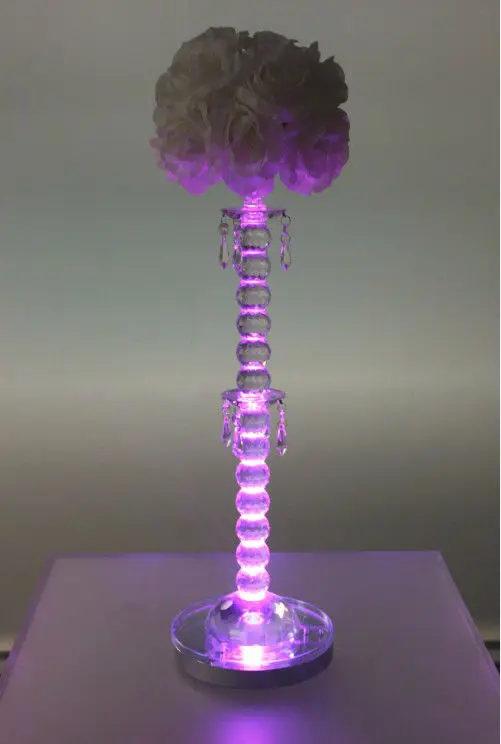 light base with vase